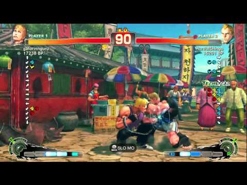 gatorinnguru [Cody] vs HurtfulShingo [Abel] SSF4 Japanese Online Ranked Matches - TRUE-HD