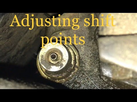 Adjusting modulator valve on Ford C4,C6,FMX transmissions.