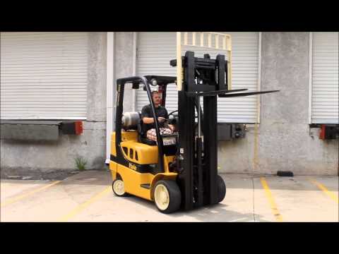2007 YALE 6000 LBS  CAPACITY PROPANE FORKLIFT,