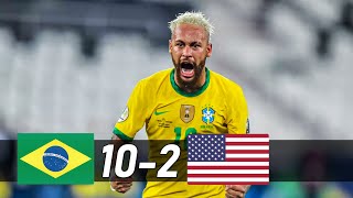 Download lagu Neymar is Unstoppable! Brazil vs USA (10-2) Full Review mp3