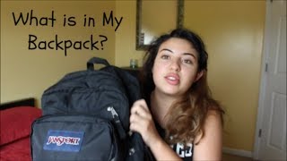 What is in my Backpack ???