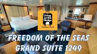 Freedom Of The Seas Grand Suite 1248 #freedomoftheseas #royalcaribbean  #grandsuite #roomtour