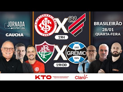 AO VIVO: INTER x ATHLETICO | FLUMINENSE x GRÊMIO | BRASILEIRÃO | JORNADA DIGITAL | 28/01/2026