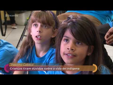 Encontro com Fátima Bernardes 12/12/2018 - Crianças tiram dúvidas da cultura dos povos indígenas