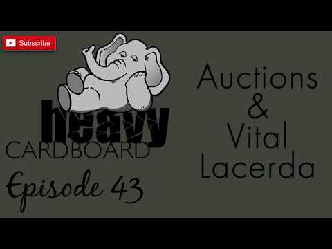Heavy Cardboard Episode 43 - Auctions & an interview with Vital Lacerda