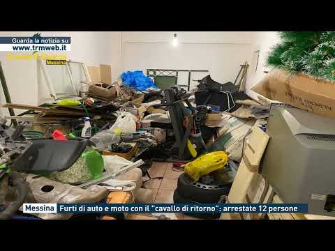Messina. Furti di auto e moto con il "cavallo di ritorno": arrestate 12 persone