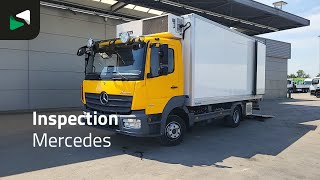 شاحنة التبريد Mercedes-Benz Atego 1021 Atego 4X2 Frigo Block FK13L 1500kg Ladebordwand Autom | صورة 4 - Autoline