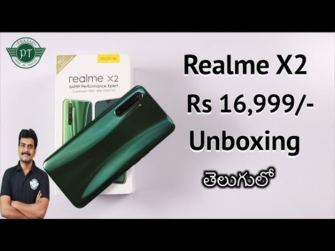 Realme X2 Unboxing & initial impressions ll in Telugu ll