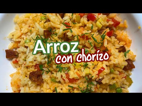 ARROZ MIXTO CON CHORIZO Y VERDURAS | ALE DE NAVA