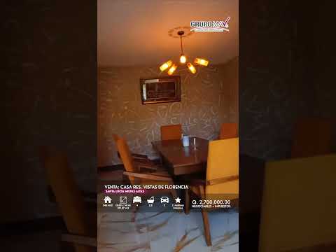 ‼️VENTA Casa Residencial Vistas de Florencia Santa Lucía Milpas Altas‼️A 200 mts DE PARQUE FLORENCIA