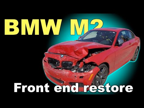 BMW M2 F22. Front end restore. Ремонт переда.