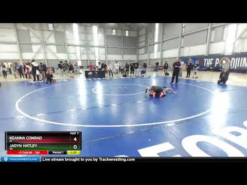 50 Lbs Champ. Round 2 - Keanna Conrad, ID Vs Jadyn Hatley, AK E368