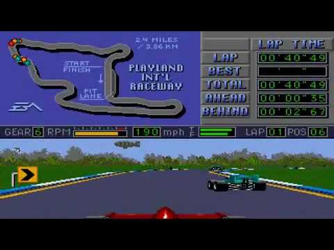 Mario Andretti Racing Megadrive