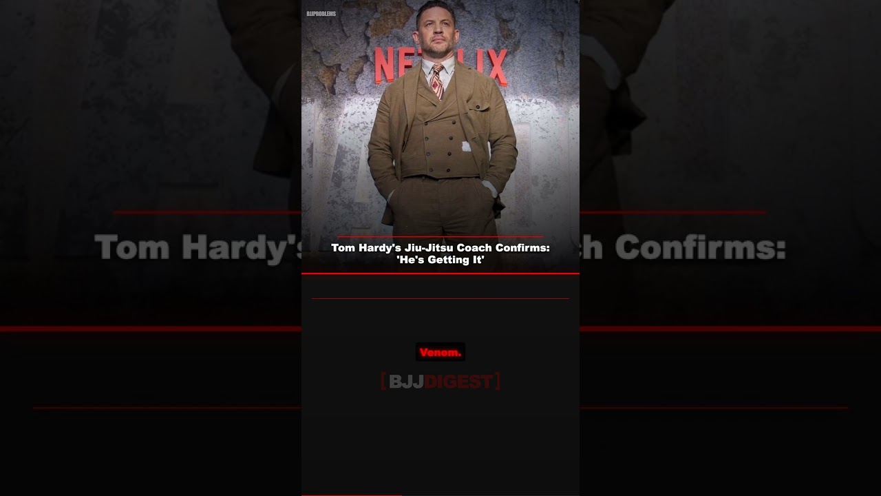 Tom Hardy's Jiu-Jitsu Coach Confirms: 'He's Getting It' #Shorts