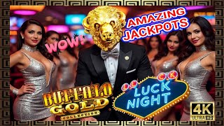 ❌Wow! Luck Night with AMAZING JACKPOTS at Buffalo Gold Slot - High Bet