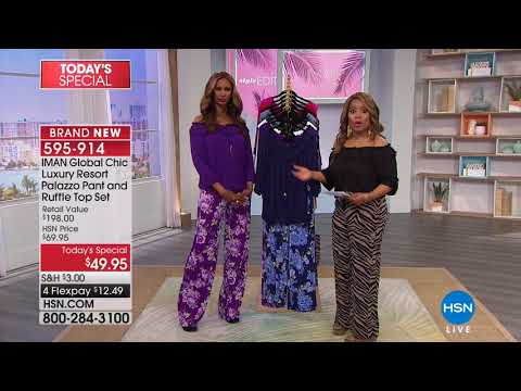 HSN | IMAN Global Chic Fashions 03.18.2018 - 04 PM