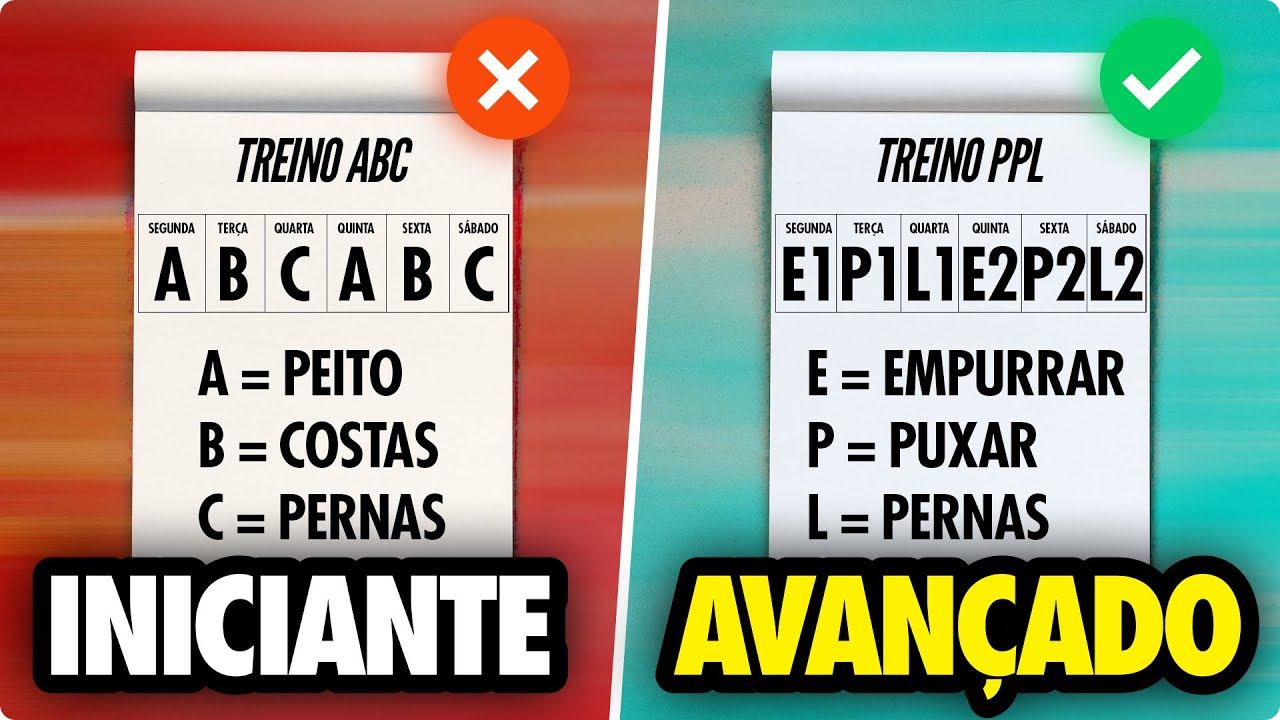 Por que você perde tempo com o treino ABC? *troque pelo Push Pull Legs*