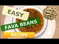 Easy Fava Beans Recipe