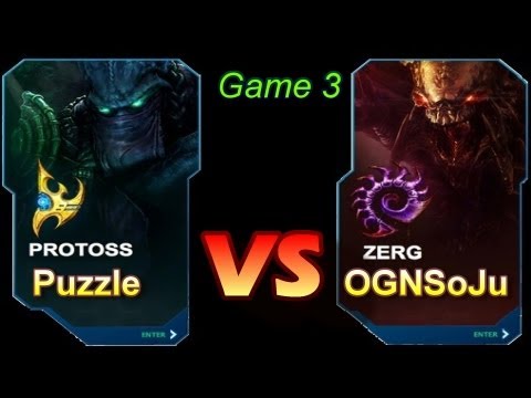StarCraft 2 - Puzzle [P] v OGNSoJu [Z] G3 (Commentary)
