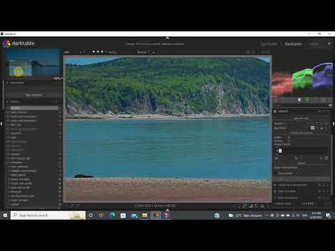 Darktable 10 (haze removal and retouch modules)