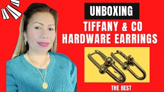 UNBOXING 18K TIFFANY HARDWARE EARRINGS