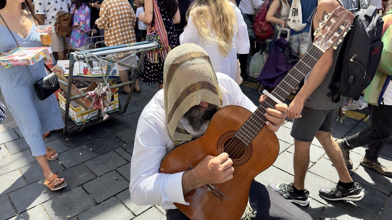 Jerusalem. City Hall. Bezalel Academy of Arts. Architecture of HaNeviim street. Shuk Mahane Yehuda