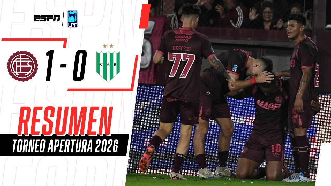 EL GRANATE SE QUEDÓ CON EL CLÁSICO ANTE EL TALADRO SOBRE LA HORA | Lanús 1-0 Banfield | RESUMEN