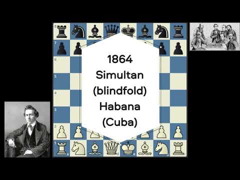 Paul Morphy VS Domingues Simultan 1864 20 moves