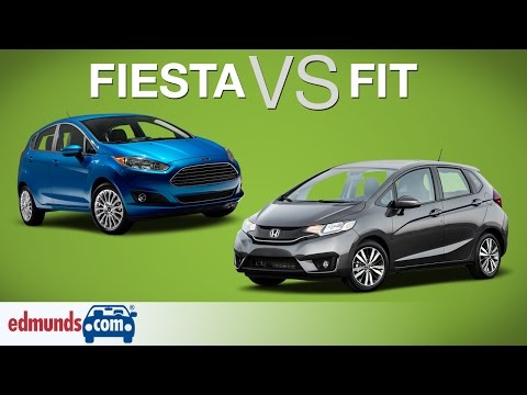 2015 Ford Fiesta vs 2015 Honda Fit | Two Sub-Compacts Face Off