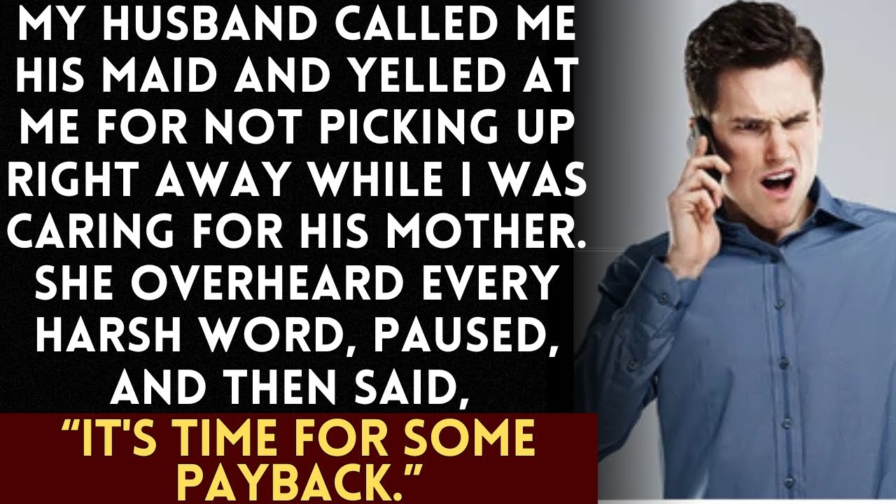 Putting Husband's Rude Call on Speaker While Caring for MIL—Her Response Will Leave You Speechless