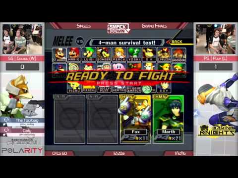 CFLS60 - SS | Colbol (Fox) vs PG | Plup (Sheik/Marth) - Grand Finals [Games 1&2]