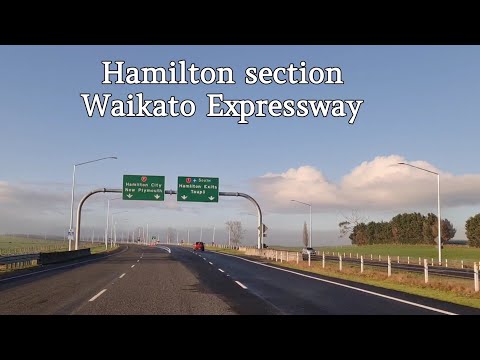 Drive Through Waikato Expressway Hamilton Section, officially opened on July 14 2022