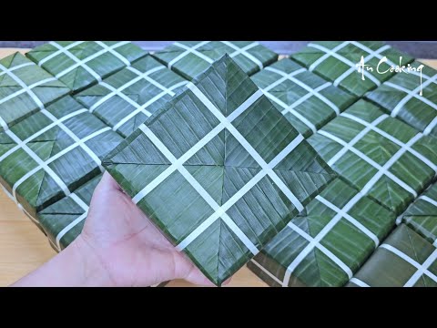 Cách gói BÁNH CHƯNG rất đẹp và thơm ngon thật đơn giản dễ dàng !
