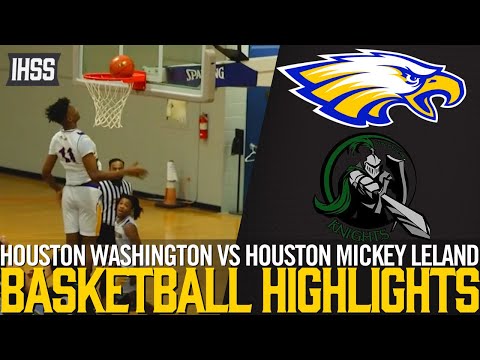 Houston Washington vs Houston Mickey Leland - 2023 Week 23 Basketball Highlights
