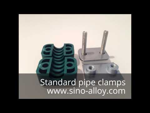 Hydraulic pipe clamp is a good solution for pipe, hose, cabl...