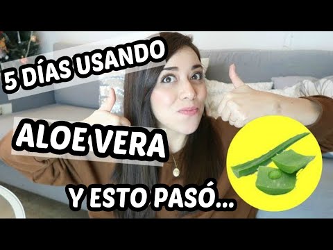 Sorprendente Tratamiento Facial Con Aloe Vera Por 5 Días