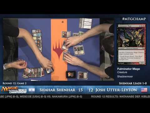 2013 Magic World Championship - Round 12 Modern - Shahar Shenhar vs. Josh Utter-Leyton