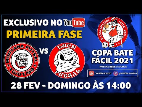 Montana FS x Duck's FS - 2ª Copa Bate Fácil 2021