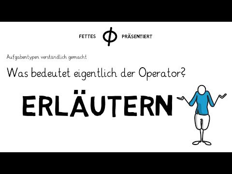 Arbeitsaufträge verständlich gemacht - Der Operator Erläutern