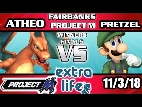 Extra Life 2018: Atheo (Charizard) vs Pretzel (Luigi) Project M WINNERS FINALS