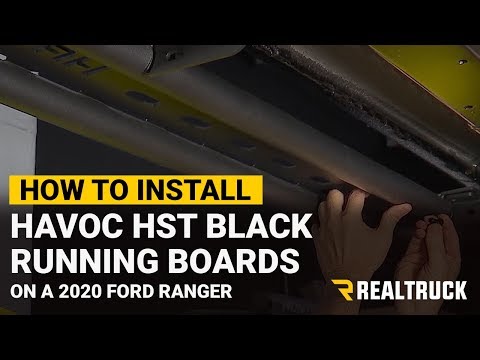 How to Install Havoc HST Black Running Boards on a 2020 Ford Ranger