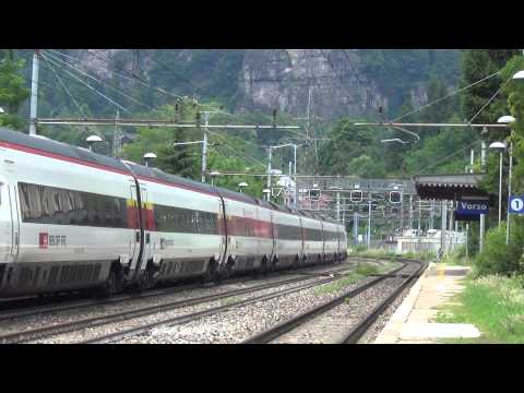 PAPERO SBB ETR 610 IN TRANSITO A VARZO (VB) 27 - 6 - 2015.