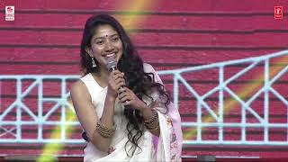 Sai Pallavi Full Speech @ Padi Padi Leche Manasu Pre Release Event