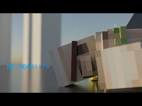 Minecraft iron golem death animation (test)