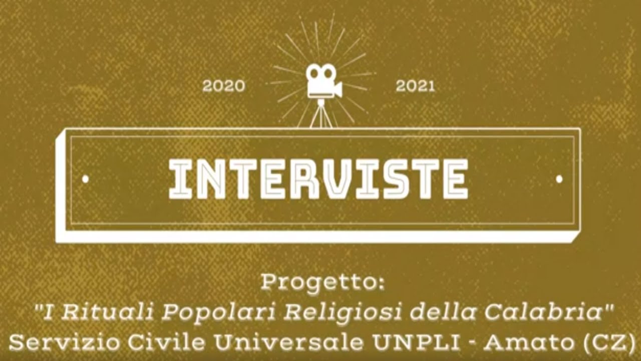 I Rituali Popolari Religiosi della Calabria - Pro Loco Amato 2020/2021 (Video Completo)