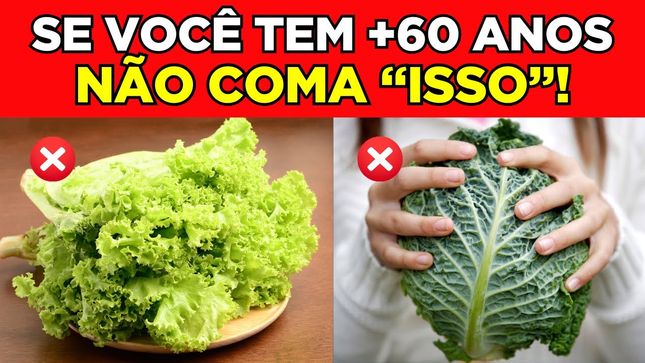 9 Vegetais PROIBIDOS para Quem já Passou dos 50 Anos! (A Verdade Chocante dos Alimentos)