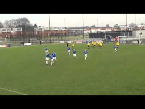 Doelpunt Richard Pietersen VOP - CJVV 1-0