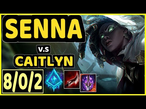 HANS SAMA (SENNA) vs CAITLYN - 8/0/2 KDA BOTTOM ADC CHALLENGER GAMEPLAY - EUW