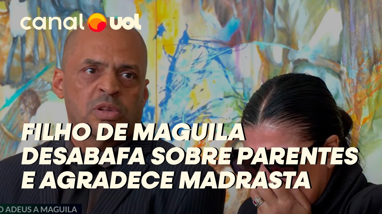 FILHO DE MAGUILA CRITICA PARENTES E AGRADECE MADRASTA EM VELÓRIO:' VAMOS DAR MÉRITO PARA QUEM TEM'