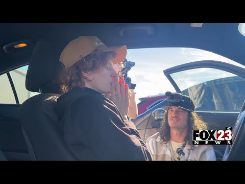 Video: Tulsa man with rare muscle disease is gifted a new car and RV to travel the country